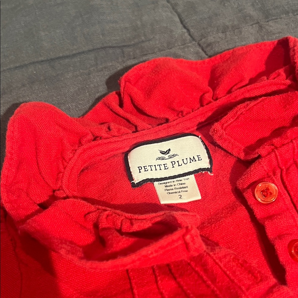 Petite Plume Red Kids Nightgown